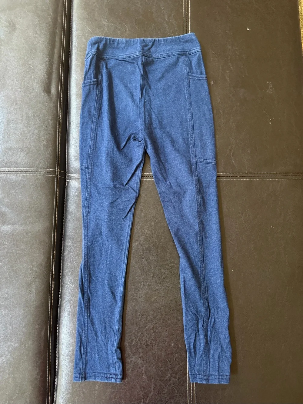 Jumping Beans - Girl’s Dark Blue Denim Style Stretch Pull-On Leggings